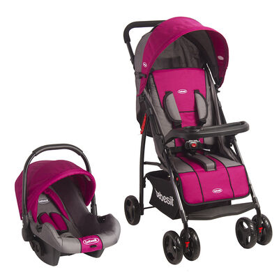 Imagen 1 del producto Coche Travel System Bebe Summer Rosado Bebesit