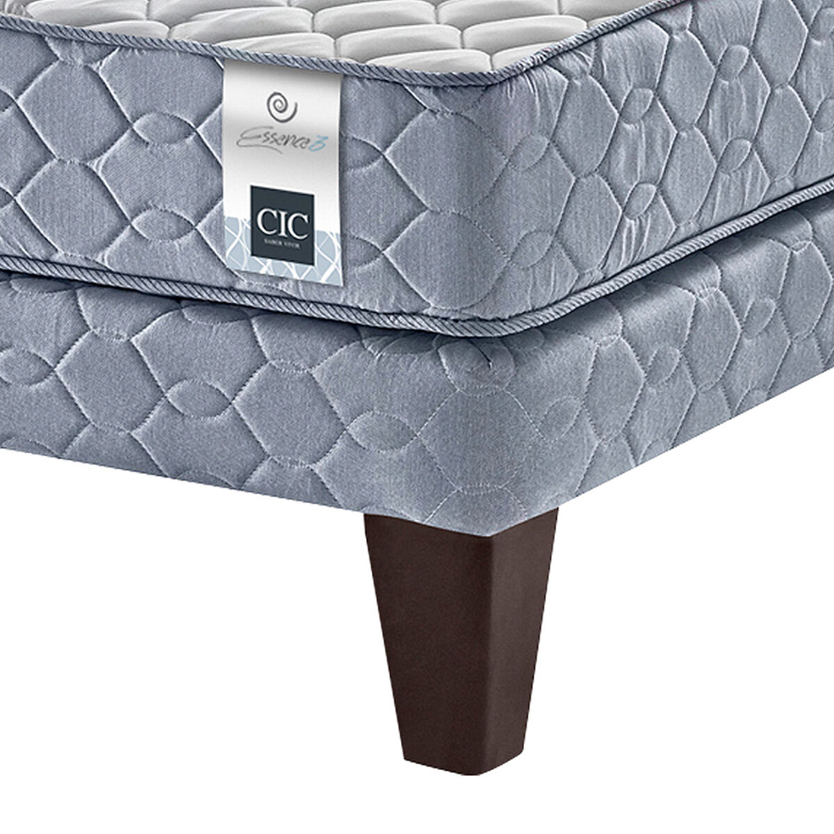 Cama Am. 2 Plazas CIC Essence 3 .+ Madera + Textil	
