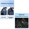 Coche para Mascota Lubabycas Paws Negro