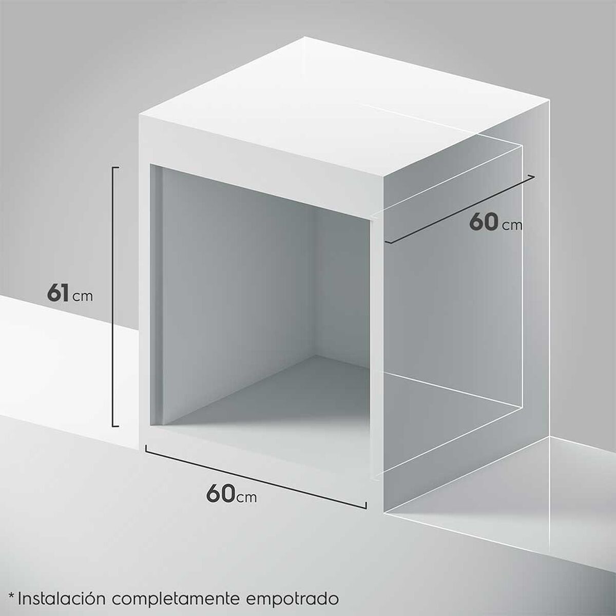 Horno Empotrable Oe8el 80 lts.