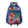 Pack 3 Piezas Mochila con Ruedas, Lonchera y Estuche Avengers