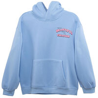 Polerón con Gorro Niña Chess Celeste, Lila, Menta, Rosado