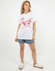 Polera Con Estampado Manga Corta Mujer Icono