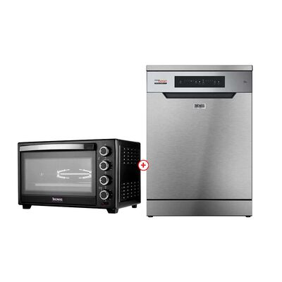 Combo Lavavajillas Thomas 13 cubiertos +  Horno Eléctrico TH-38N