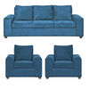 Juego de Living Innovamuebles Kahlo Sofá 3 Cuerpos + Dos Sillones 1 Cuerpo Petróleo