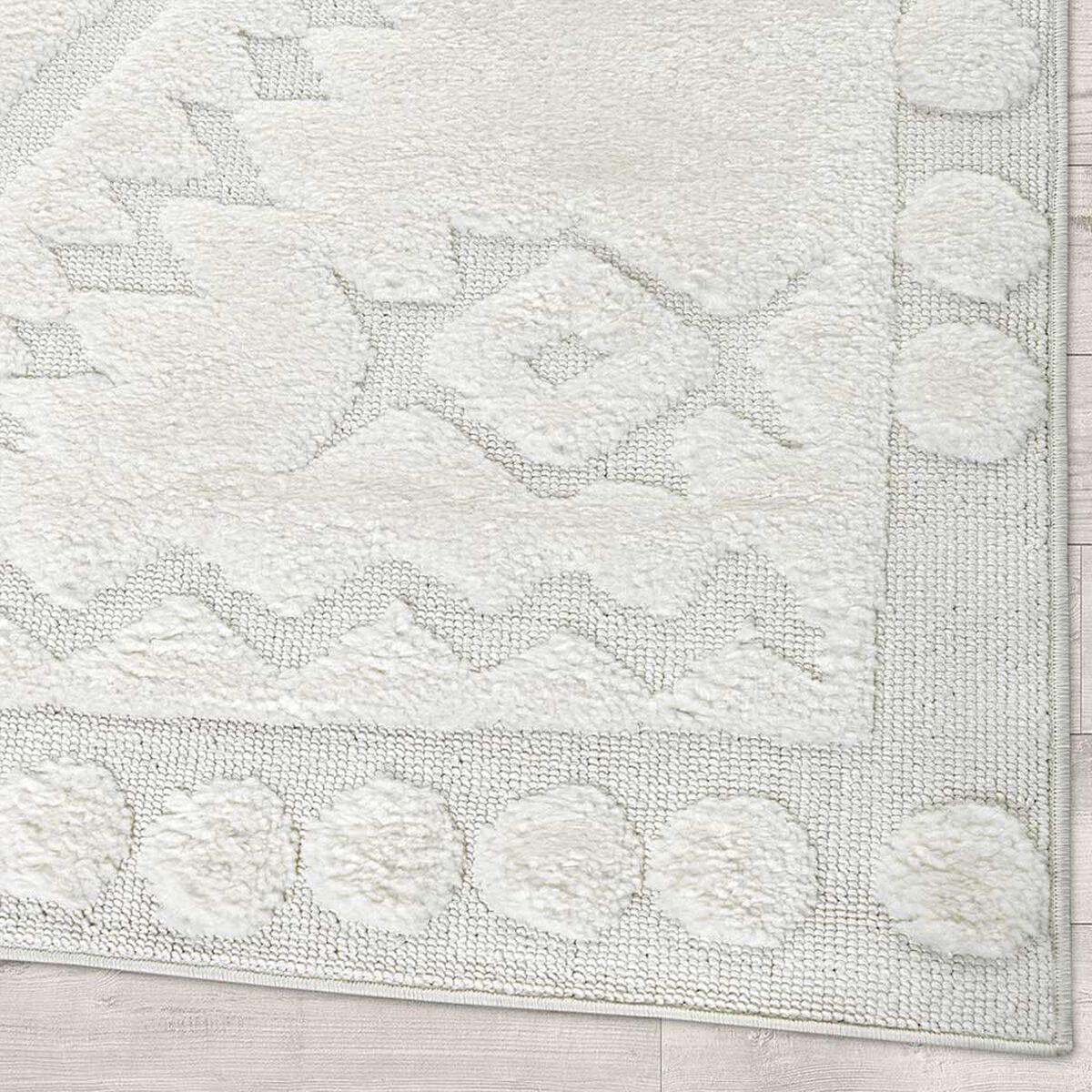 Alfombra Modalfo Palafito Blanca 120 x 180 cm