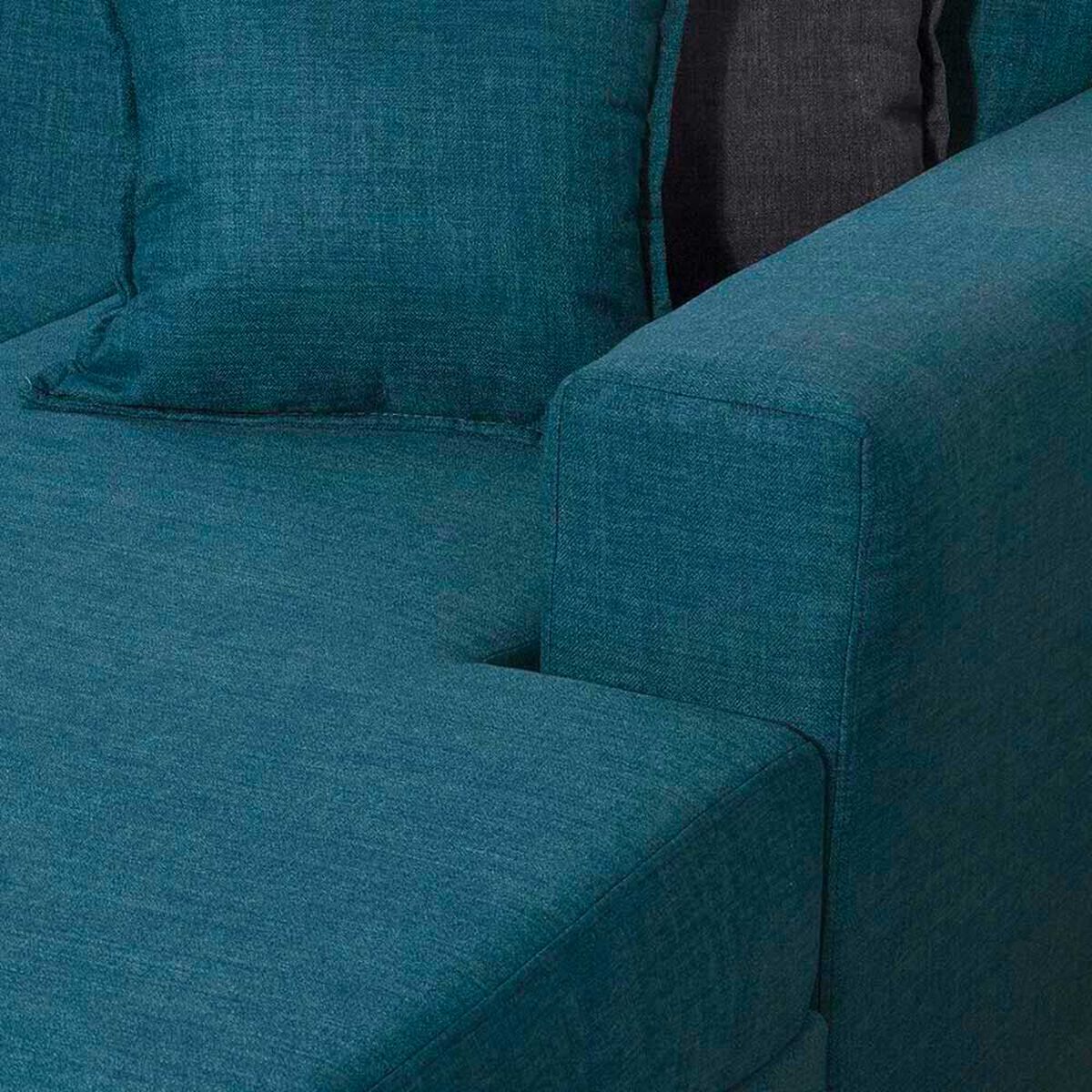 Sof&aacute; Seccional Black Factory Don Juan 4 Cuerpos Esmeralda