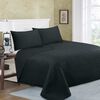 Quilt Doral 2 Plazas Liso Deluxe Negro