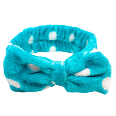 Cintillo Make Up Bow Lunar Turquesa Skinlab
