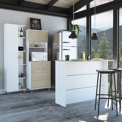 Combo Mueble + Barra Auxiliar + Optimizador TuHome Kitchen