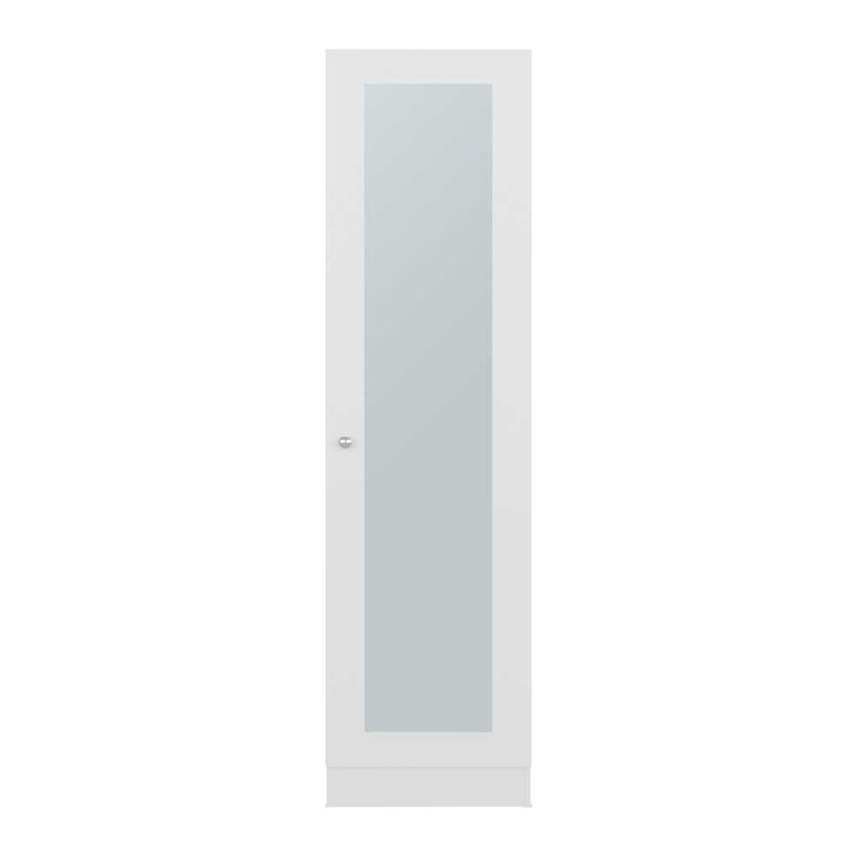 Closet Praga 1 Puerta Con Espejo Blanco 180,1X49,1X30,2 Cm