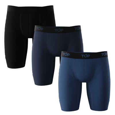 Pack 3 Bóxer Largo Algodón Hombre Top