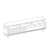 Rack TV Vekkahome Flow Hasta 70" Café Beige