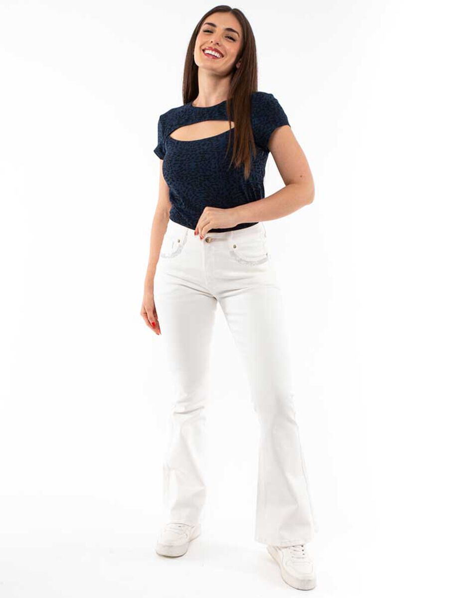 Jeans Flare Mujer Fiorucci