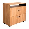 C&oacute;moda Tuhome Barilo 2 Cajones Fresno Wengue