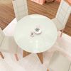 Comedor Yardas Capri 4 Sillas Off White
