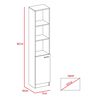 Combo Mueble Microondas + Barra de Cocina + Optimizador TuHome Kitchen Blanco