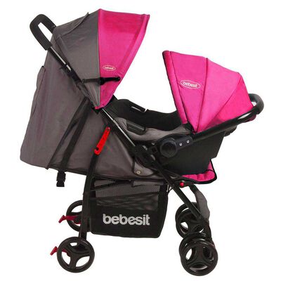 Imagen 2 del producto Coche Travel System Bebe Summer Rosado Bebesit