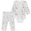 Conjunto Body+Pantalón de Algodón Chess Baby
