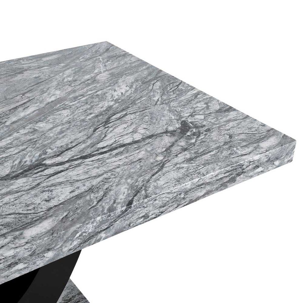 Juego de Comedor Daniels Moon 6 Sillas M&aacute;rmol Gris