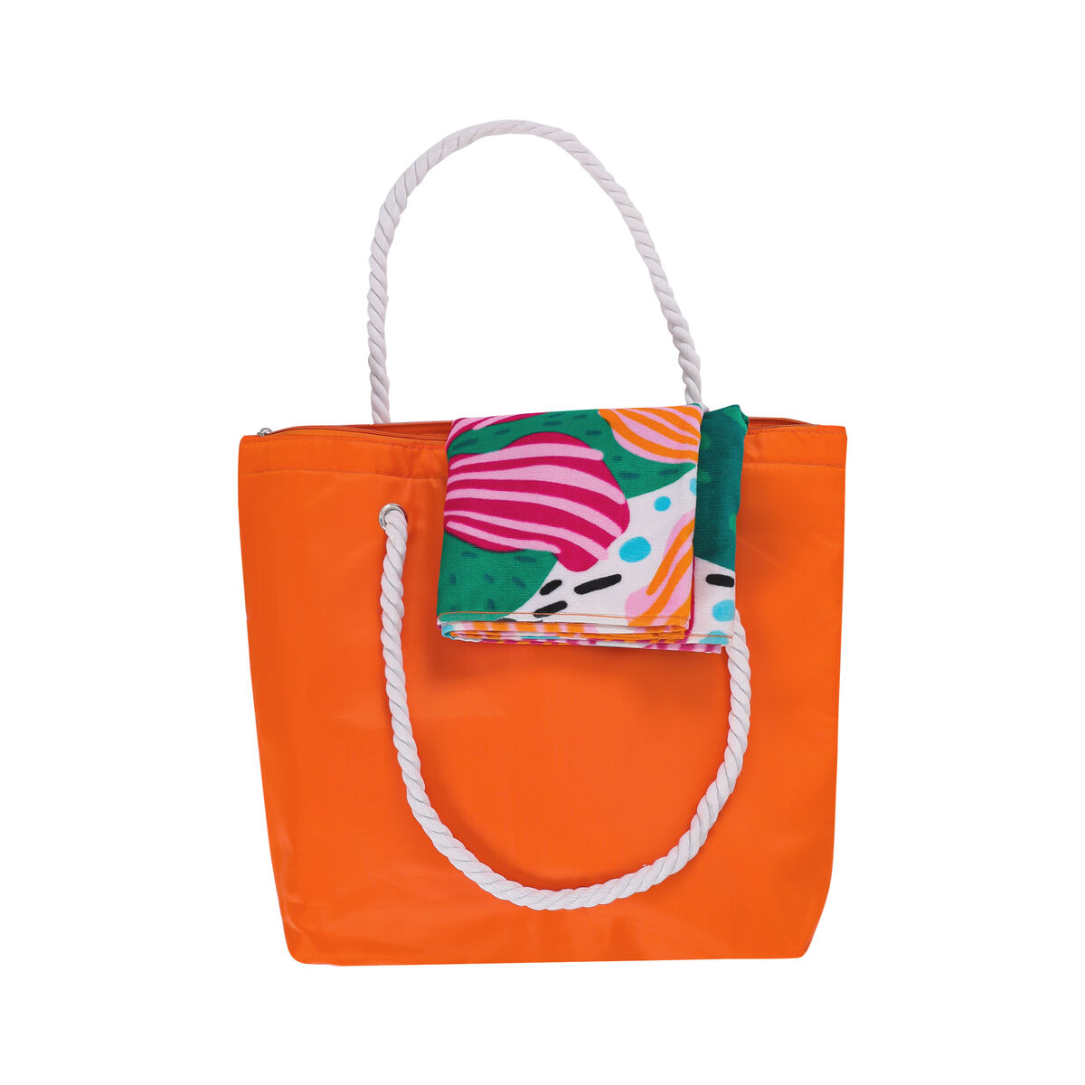 Toalla de Playa con Bolso Cooler Casanova Flower 80 x 160 cm