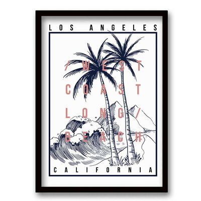 Cuadro Decorativo Retela Los Angeles 70 x 50 cm