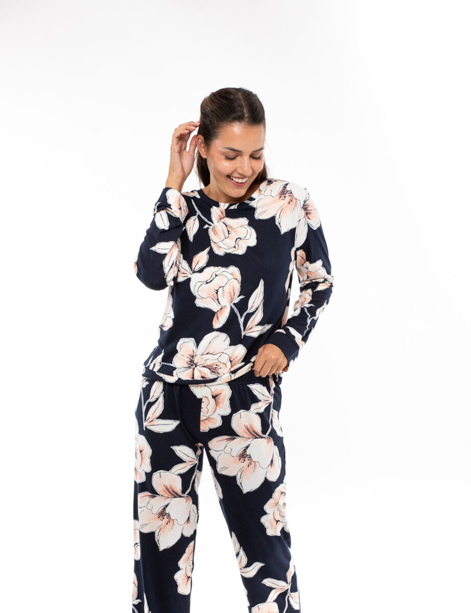 Pijama 2 Piezas Flores Mujer Portman Club