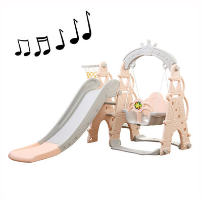 Resbalín Columpio Musical Rosa