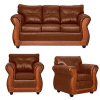 Juego de Living Black Factory Toronto 5 Cuerpos Terracota