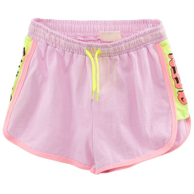 Short de Algodón Niña Chess Rosado