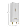 Closet Di Poretti Design Encanto 2 Cajones 2 Puertas Blanco