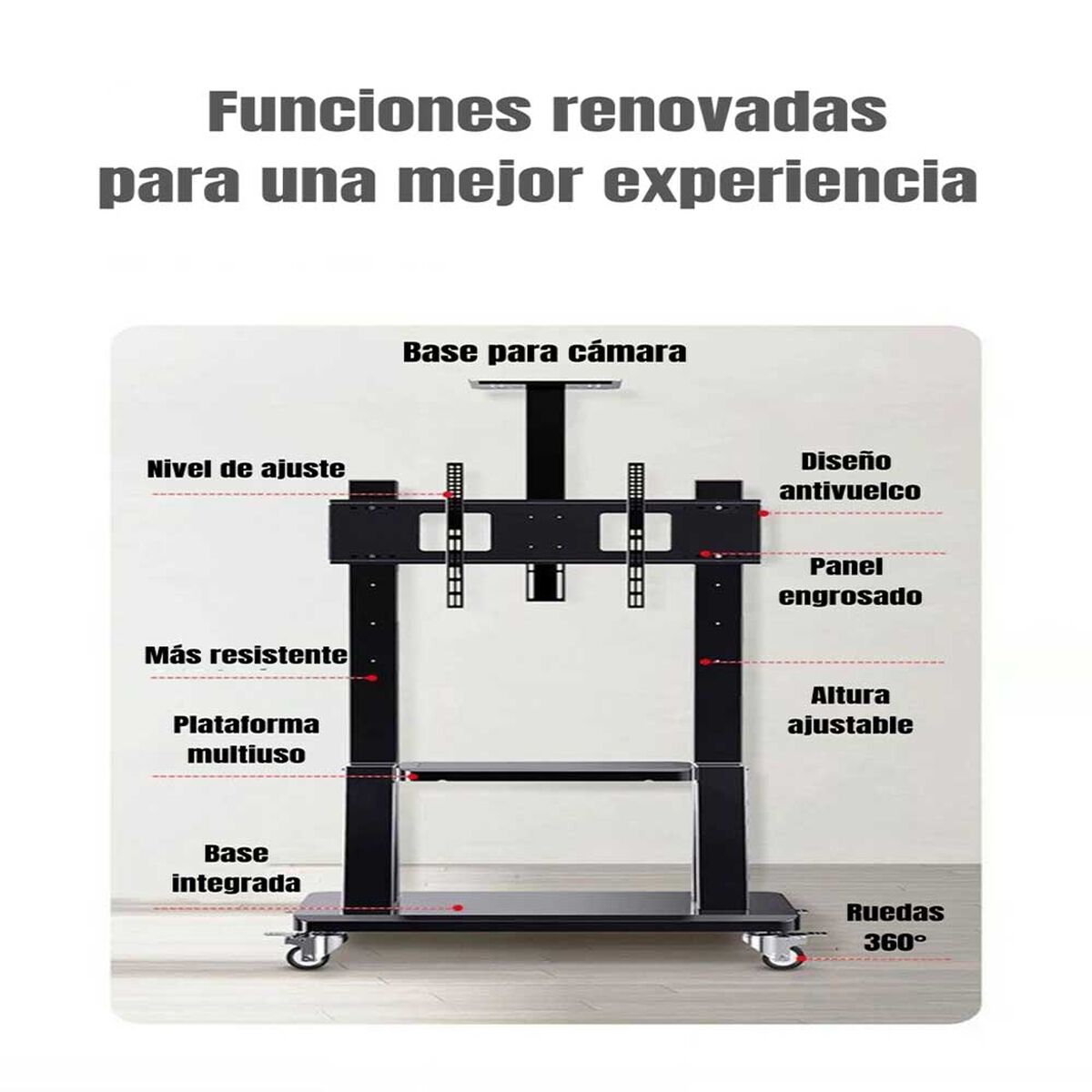 Soporte TV Pedestal LuBabycas 32" a 75"