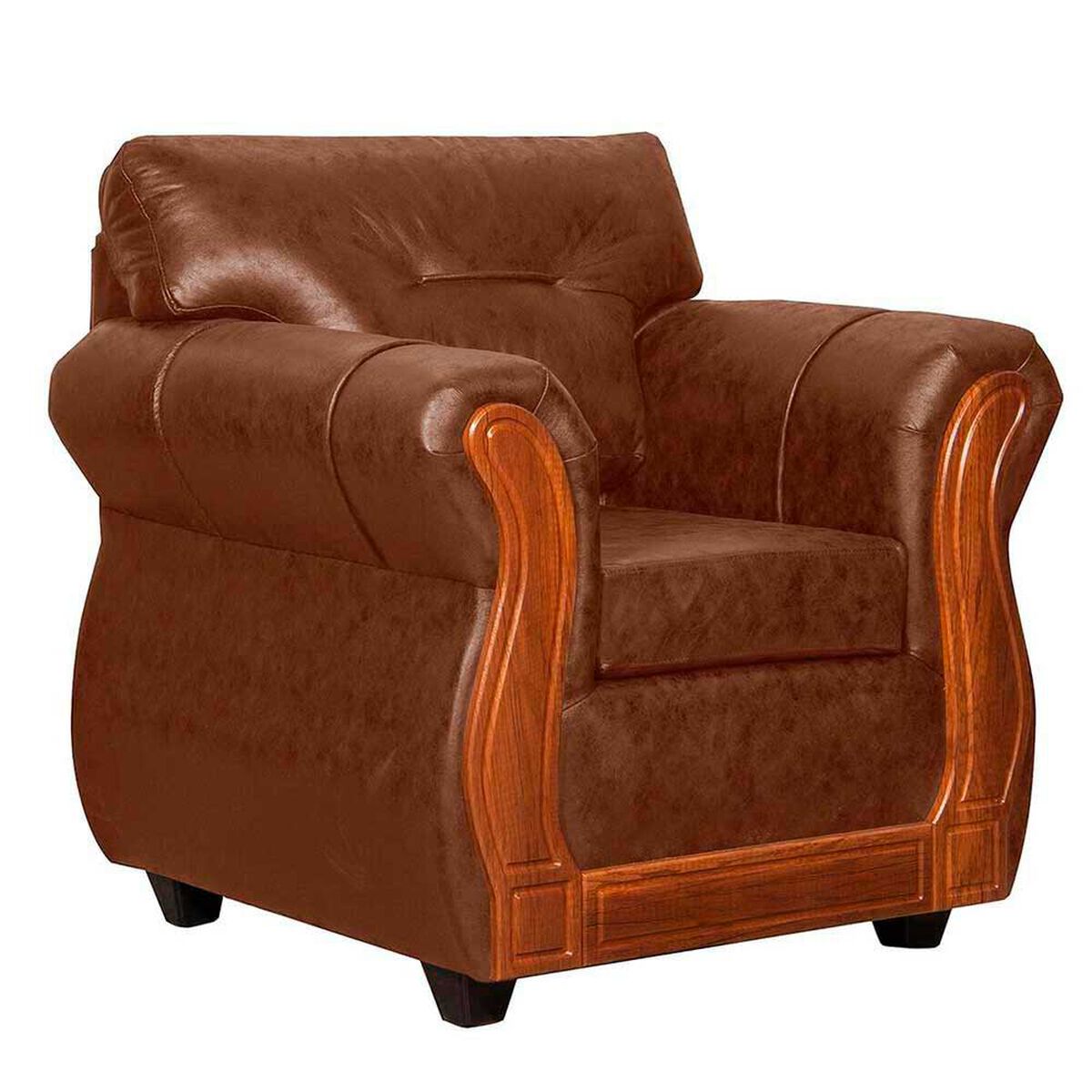 Juego de Living Black Factory Toronto 4 Cuerpos Terracota