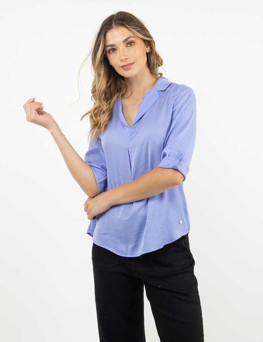 Blusa Manga 3/4 Mujer Zibel