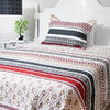 Quilt Doral 1,5 Plazas Patchwork Blanco