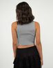 Sweater Crop Sin Mangas Mujer Icono