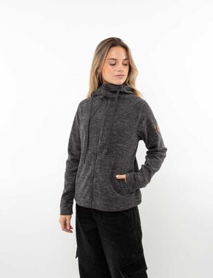 Imagen 1 del producto Polerón Mujer Icono Negro, Rosado