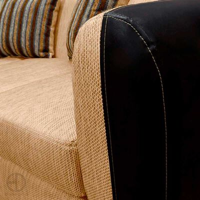Imagen 2 del producto Juego de Living Elegant Detail Oklahoma Sofá 3 Cuerpos + Dos Sillones 1 Cuerpo Beige