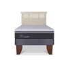 Cama Europea CIC 1,5 Plazas Ortopedic Advance + Respaldo Dublin Alpino