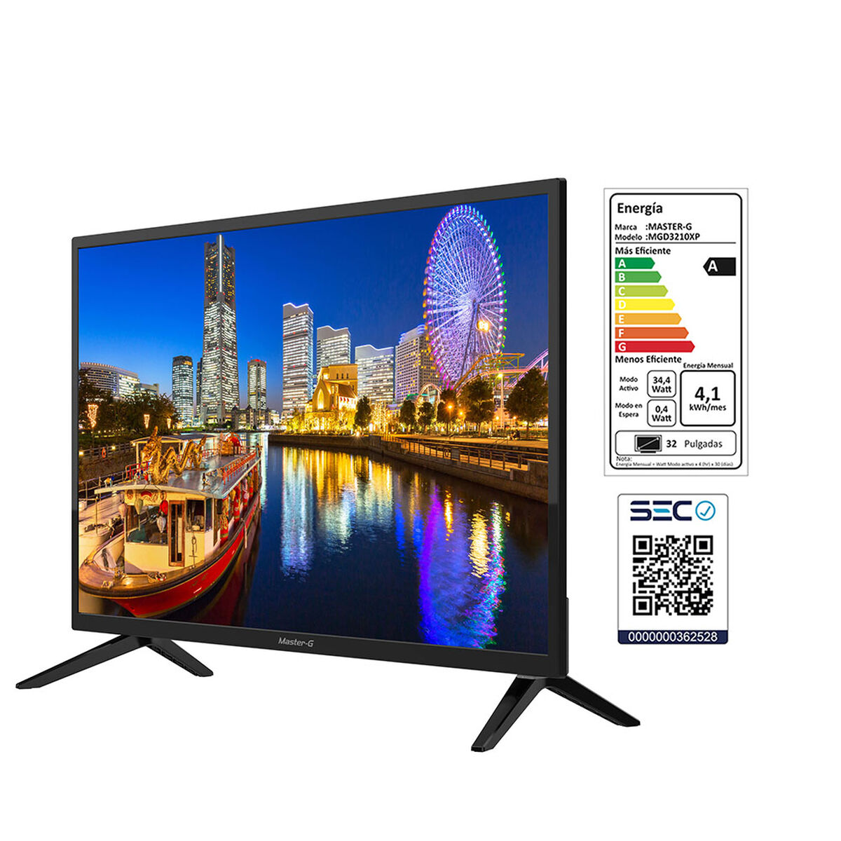 LED 32" Master G MGS3210XP Smart TV HD