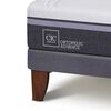 Cama Europea CIC 1,5 Plazas Ortopedic Advance + Respaldo New Torino Chocolate