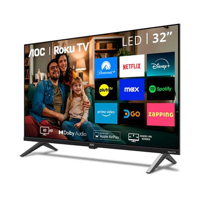 Imagen 2 del producto Smart TV LED 32” AOC Roku TV HD 32S5045