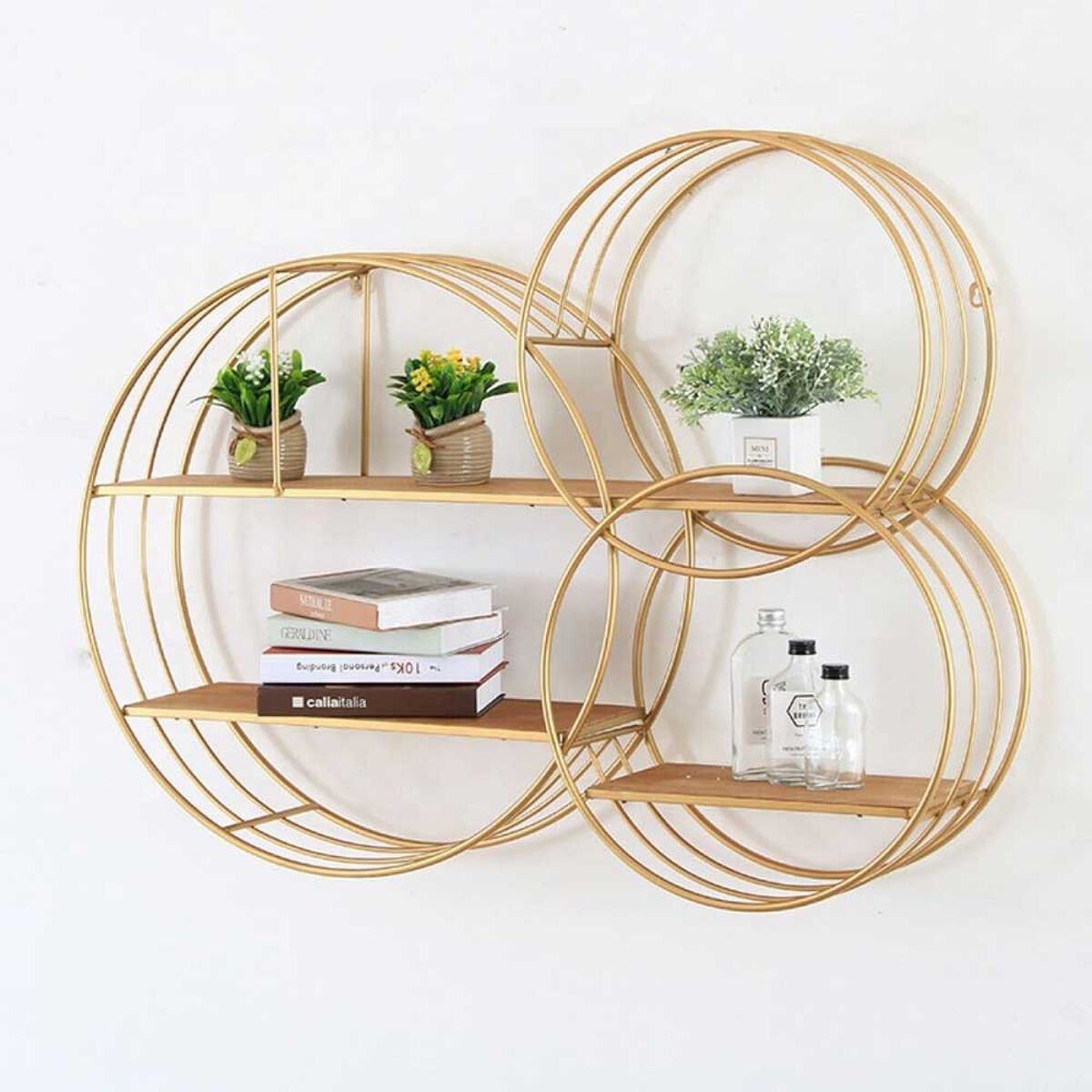 Repisa de Pared Circular Triple Ankara Store