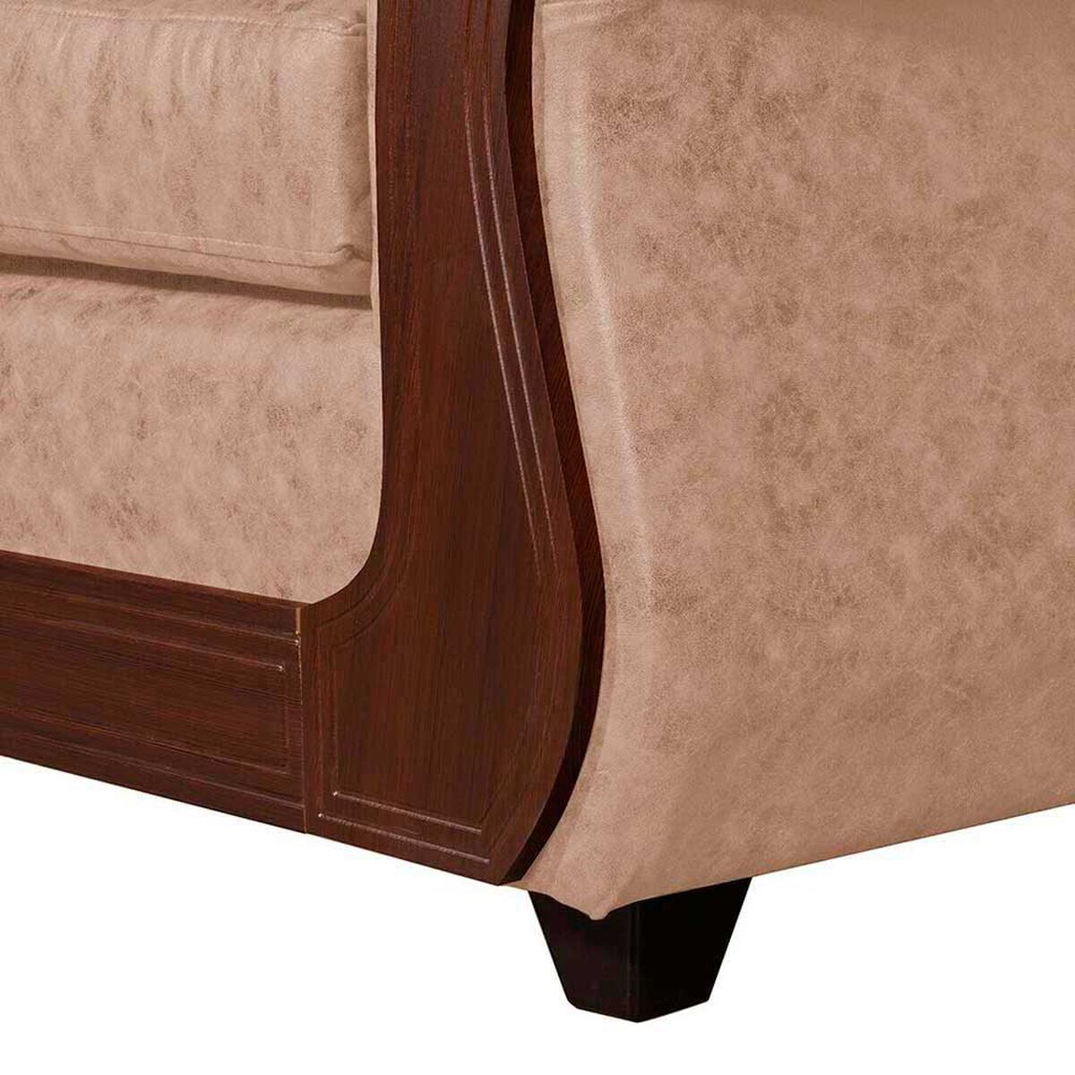 Sof&aacute; Black Factory Palermo 3 Cuerpos Beige