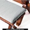 Juego de Comedor Latam Home Sevilla Segovia 2 Sillas + 2 Bancas Lino Gris Claro
