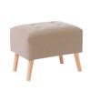 Pouf Latam Home Niza Lino Beige