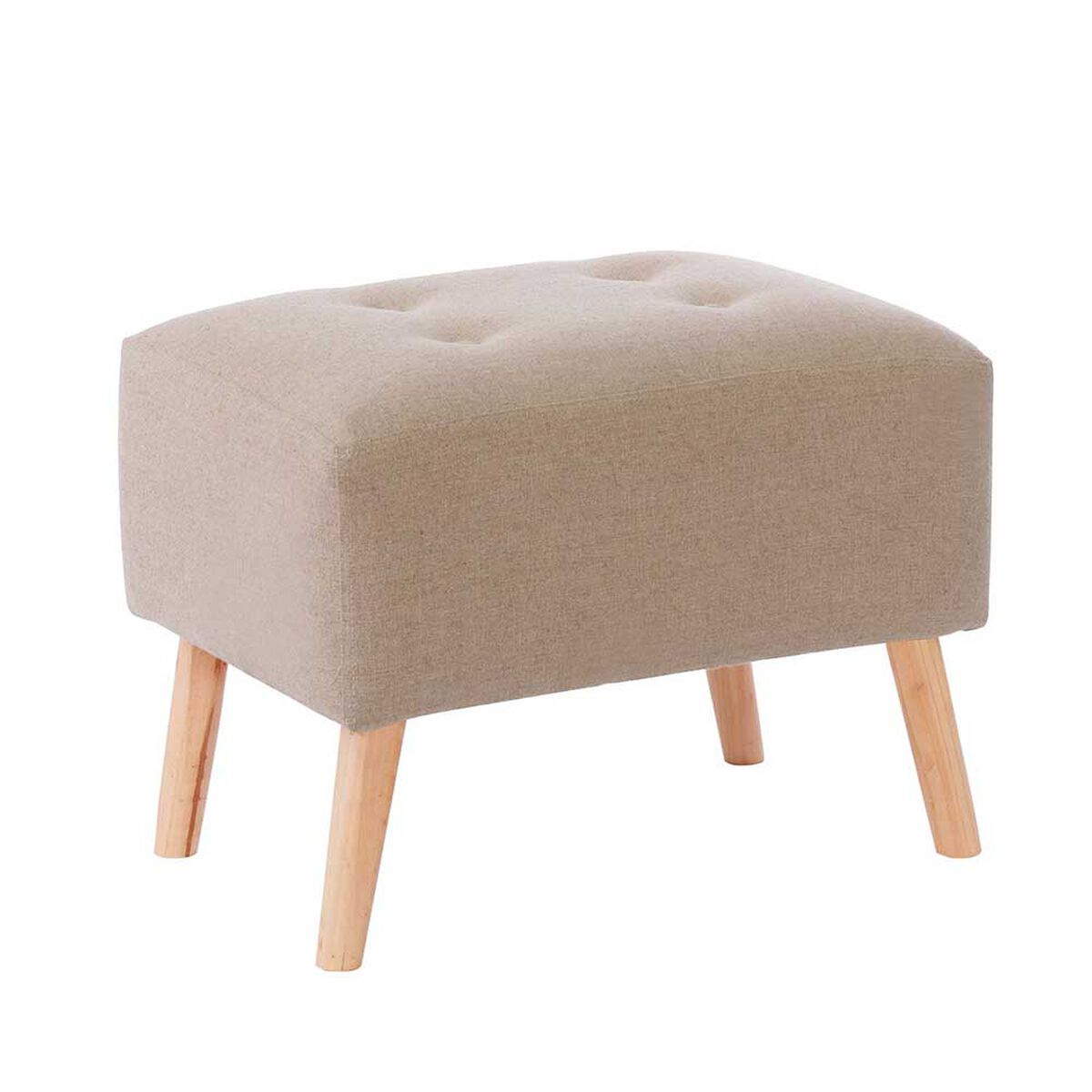 Pouf Latam Home Niza Lino Beige
