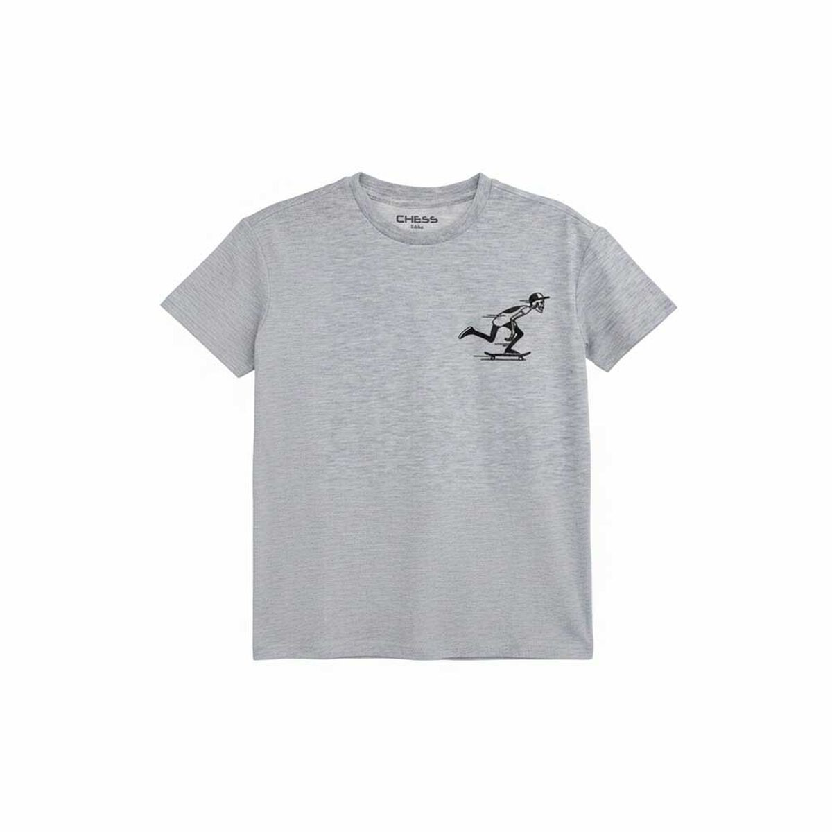 Polera Manga Corta de Algod&oacute;n Ni&ntilde;o Chess