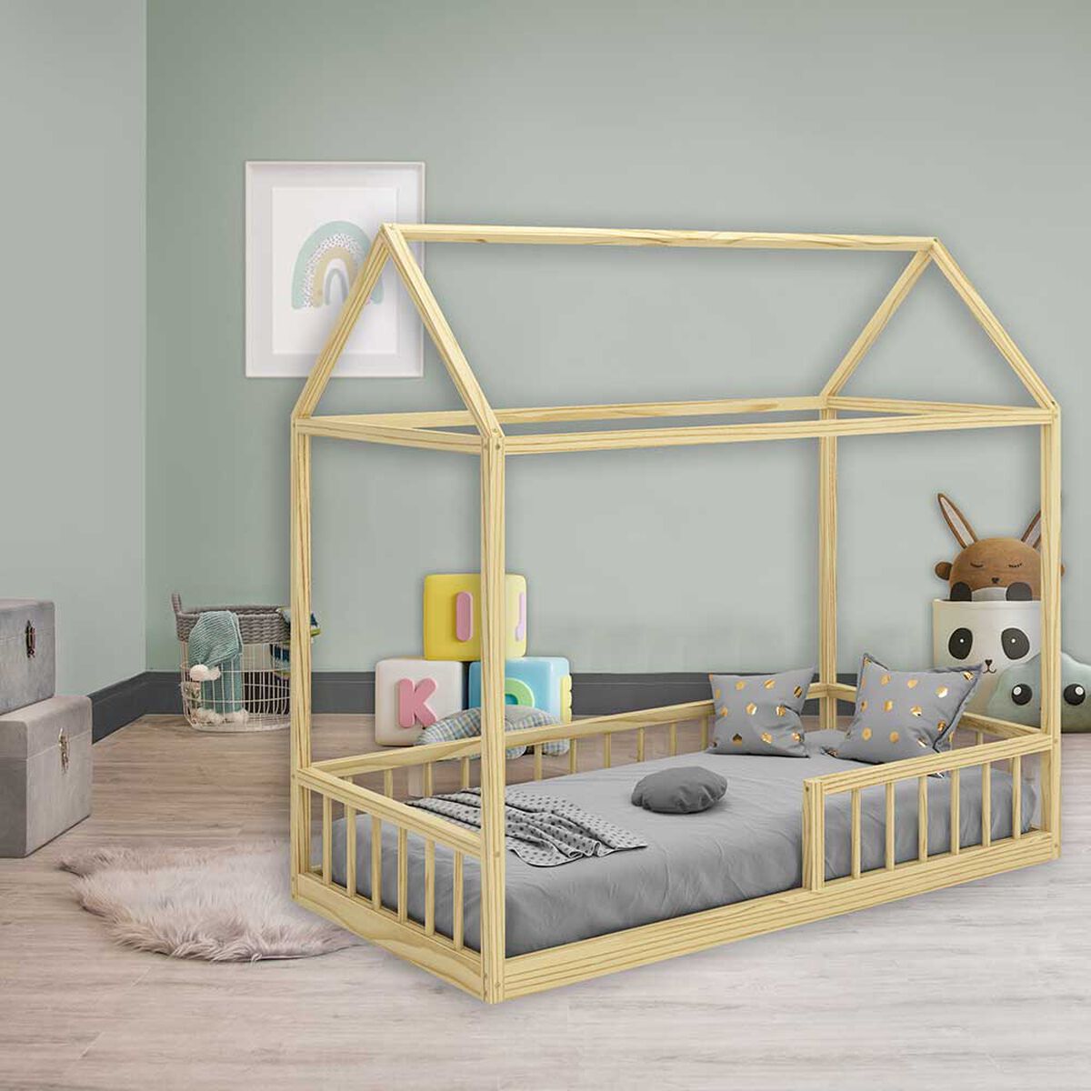 Cama Funcional Casanova Kids 1 Plaza Palito