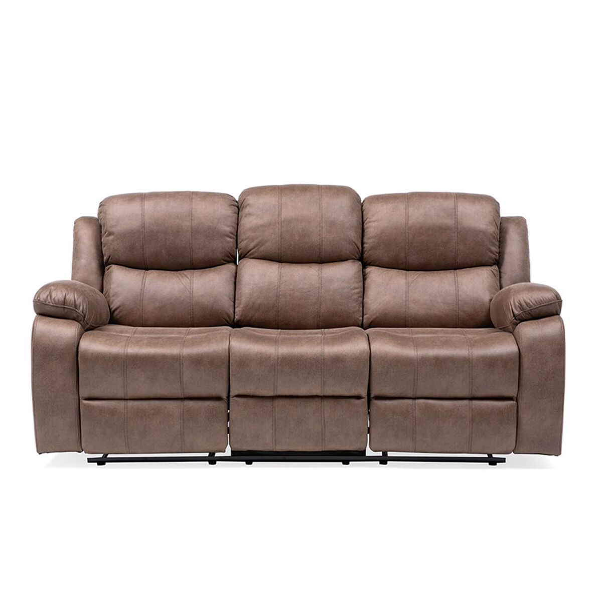 Sofá Reclinable Manual VYS SPA Isabel 3 Cuerpos Beige